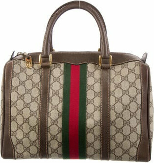 Gucci GG Web Boston Bag