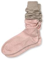 Thumbnail for your product : Oliver Bonas Colour Block Long Shimmer Socks
