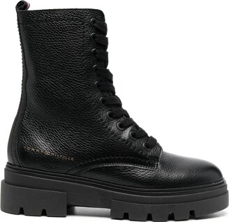 Tommy Hilfiger Black Women's Boots | ShopStyle
