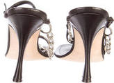 Thumbnail for your product : Manolo Blahnik Chain-Link Pumps