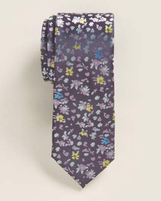 Isaac Mizrahi (Boys 8-20) Purple & Yellow Floral Tie