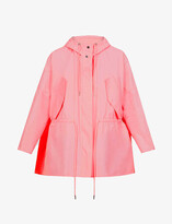 Thumbnail for your product : Benetton Drawstring hood cotton-blend raincoat