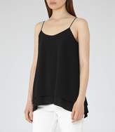 Thumbnail for your product : Reiss Eve - Layered Cami in Black