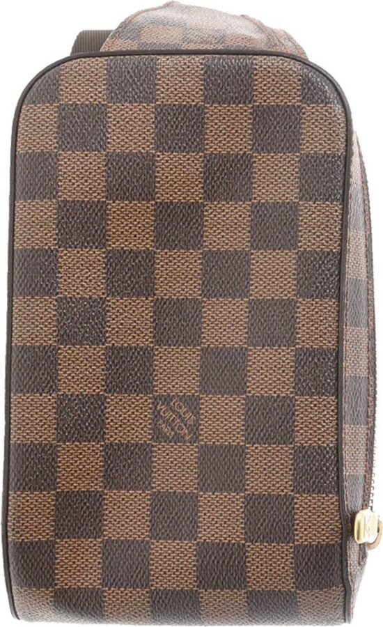 Louis Vuitton 2008 Pre-owned Damier Ebene Geronimos Crossbody Bag - Brown