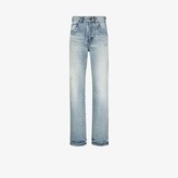 Thumbnail for your product : Saint Laurent High Waist Straight Leg Jeans