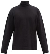 Thumbnail for your product : Raey Funnel-neck Long-sleeved T-shirt - Black