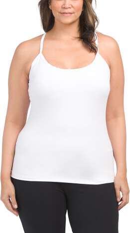 Women's Seamless Padded Camisole Slim-Fit Tank Top with Built-in