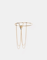 Thumbnail for your product : ASOS Triangle and Chain Arm Cuff