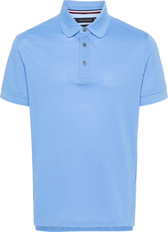 Tommy Hilfiger Logo-Embroidered Piqué Polo Shirt