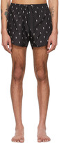 Thumbnail for your product : Neil Barrett Black Allover Thunderbolt Swim Shorts