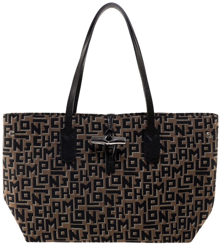 longchamp printed tote