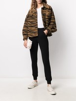 Thumbnail for your product : ATM Anthony Thomas Melillo High-Waisted Slim Fit Track Trousers