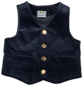 Thumbnail for your product : Florence Eiseman Photo-Op Velvet Vest, Navy, 2T-4T