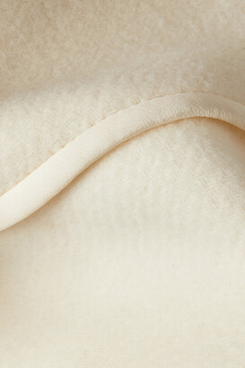 Chloé Paneled Wool-blend Felt Jacket - White