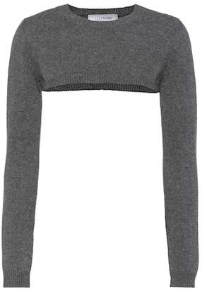 Valentino Cropped cashmere sweater