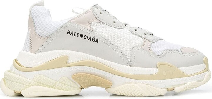 Balenciaga Men's White Sneakers & Athletic Shoes with Cash Back | ShopStyle