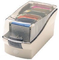 Fellowes Softworks - Media storage box - capacity: 50 diskettes - platinum