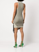 Thumbnail for your product : Simkhai Compact Pointelle Fringe Mini Dress