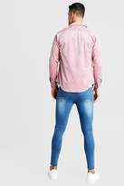 Thumbnail for your product : boohoo Long Sleeve Cord Shirt
