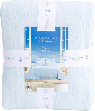 TJMAXX Cotton Palm Tree Quilt Set, Cotton/Polyester