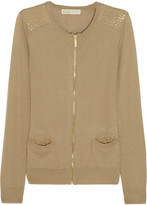 Thumbnail for your product : MICHAEL Michael Kors Studded knitted cardigan