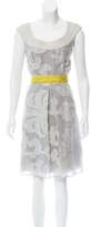 Thumbnail for your product : Lela Rose Fil Coupé A-Line Dress