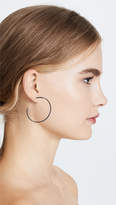 Thumbnail for your product : Theia Bezel Hoop Large Earrings