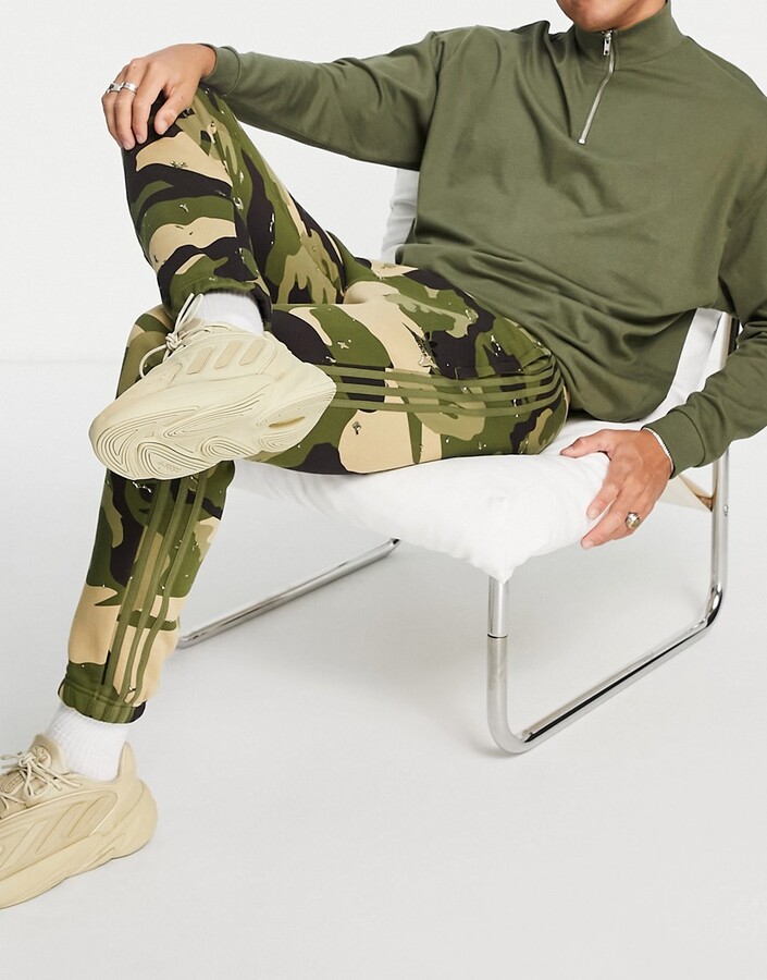 adidas all over print camo joggers - ShopStyle Pants