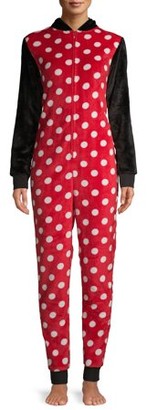 Disney Womens Minnie Mouse Union Suit 