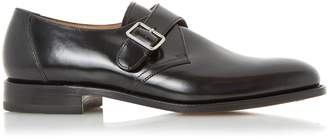 Loake 204b single buckle leather monk shoes