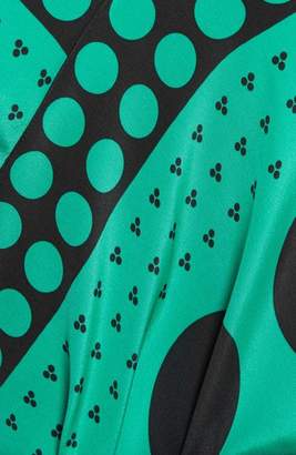 Diane von Furstenberg Asymmetrical Scarf Maxi Dress