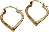 Thumbnail for your product : ADI Paz Textured Heart Shaped Hoop Earrings, 14K Gold