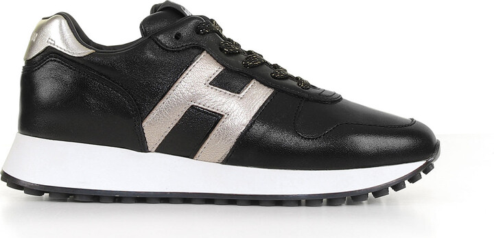 Womens Hogan Leather Sneakers | ShopStyle