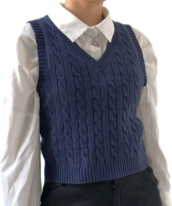 womens knitted vest uk