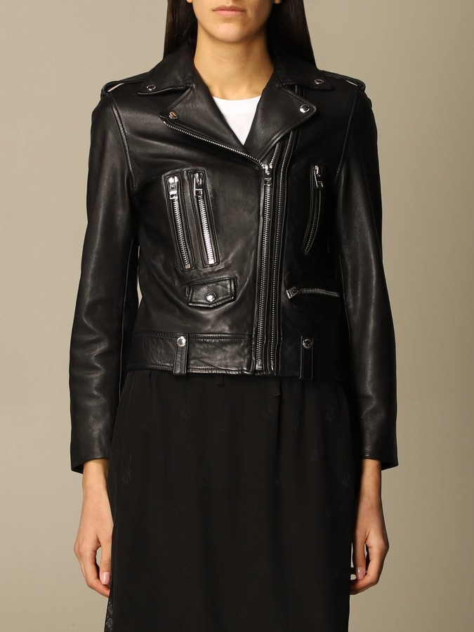 zadig voltaire leather jacket