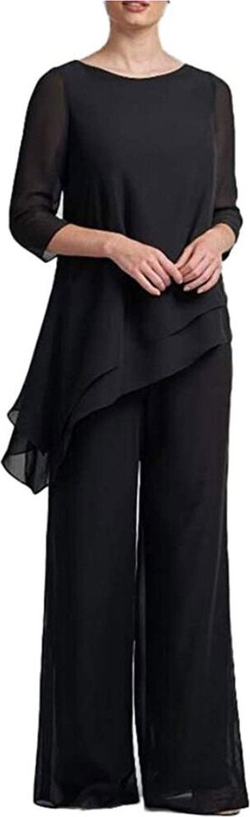 Hanna Nikole Trouser Suit Women Plus Size Two-Piece Batwing