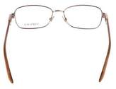 Thumbnail for your product : Versace Square Logo Eyeglasses