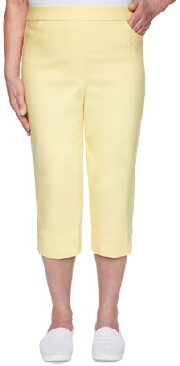 yellow petite pants