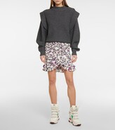 Thumbnail for your product : Isabel Marant Balskee leather wedge sneakers
