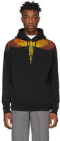 Thumbnail for your product : Marcelo Burlon County of Milan Black Glitch Wings Hoodie
