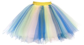 Lamgo Women's Short Vintage Petticoat Ballet Bubble Tutu Skirt Crinolines L
