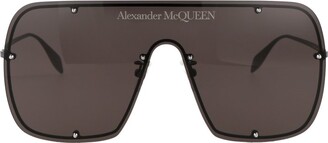 Alexander McQueen Sunglasses Shield Frame Sunglasses