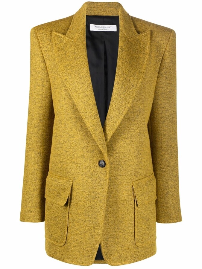 mustard smart jacket