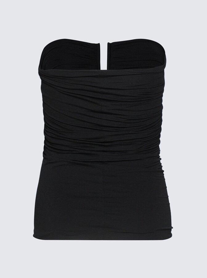 Rick Owens Alannah Prong Bustier Black