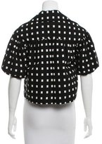Thumbnail for your product : Tibi Geometric Print Cropped Jacket