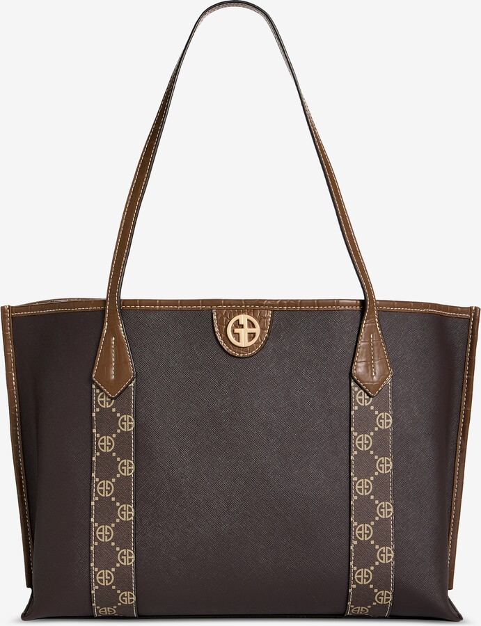 Tote Giani Bernini Bags Macys Giani Bernini Pebble Floral Tote