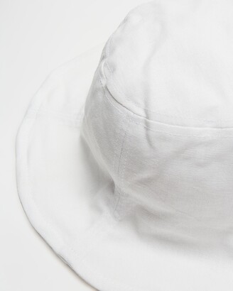Nude Lucy Women's White Hats - Leroy Bucket Hat - Size One Size at The Iconic
