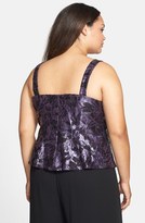 Thumbnail for your product : Alex Evenings Print Lace Twinset (Plus Size)