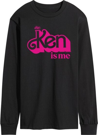 Barbie Men's Ken Is Me Long Sleeve Graphic T-Shirt - Black - Medium