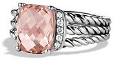 Thumbnail for your product : David Yurman Petite Wheaton Ring with Black Onyx and Diamonds